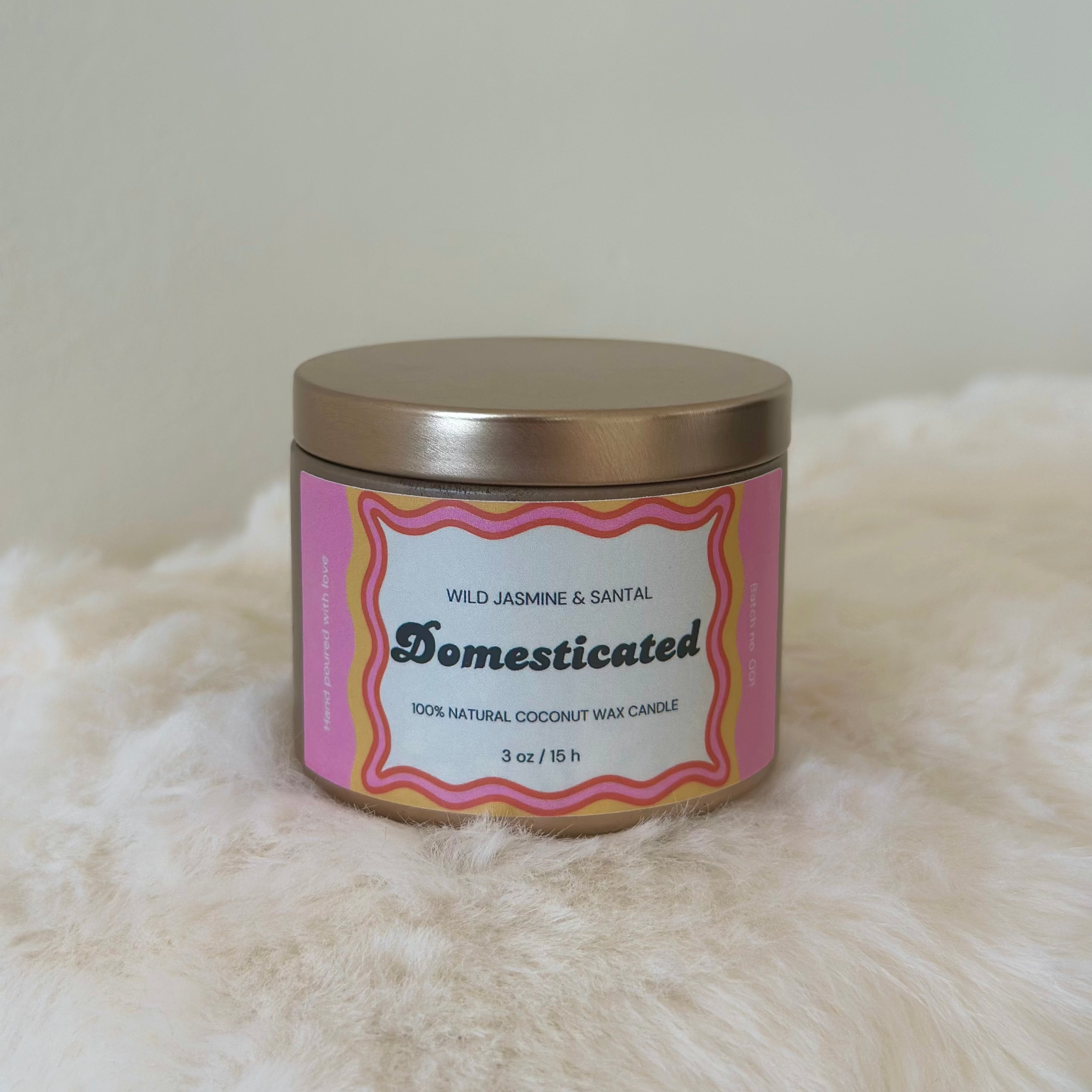 Gold Domesticated Candle